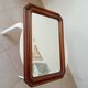 Vintage octagonal bevelled mirror from the 1960s.