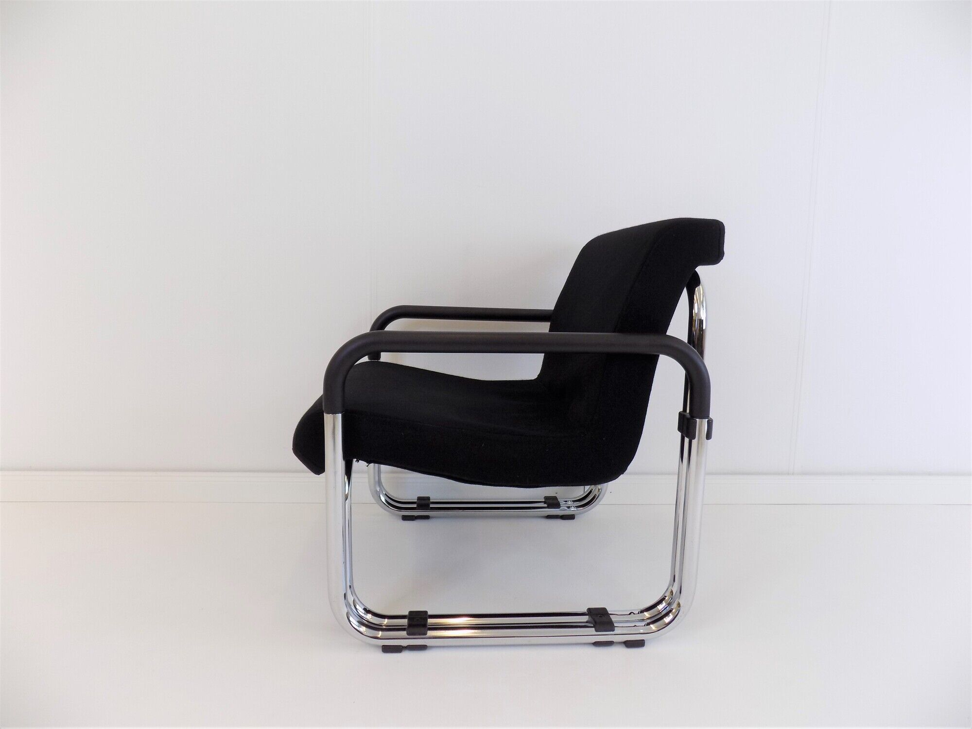 2 Cazzaro Bauhaus tubular steel armchairs