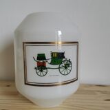 Abat-jour en opaline vintage