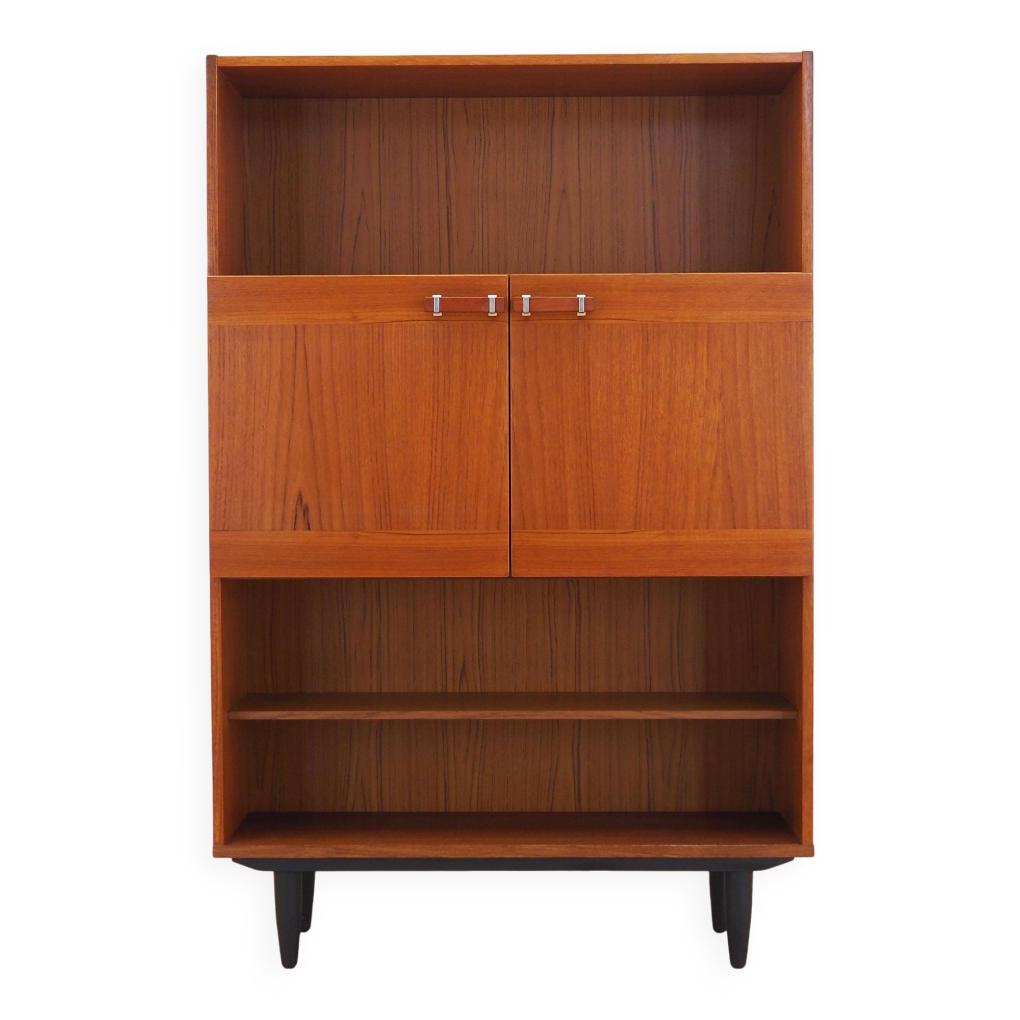Teak bookcase, Danish design, 1970s, produced in Denmark