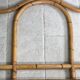 Vintage rattan and bamboo headboard