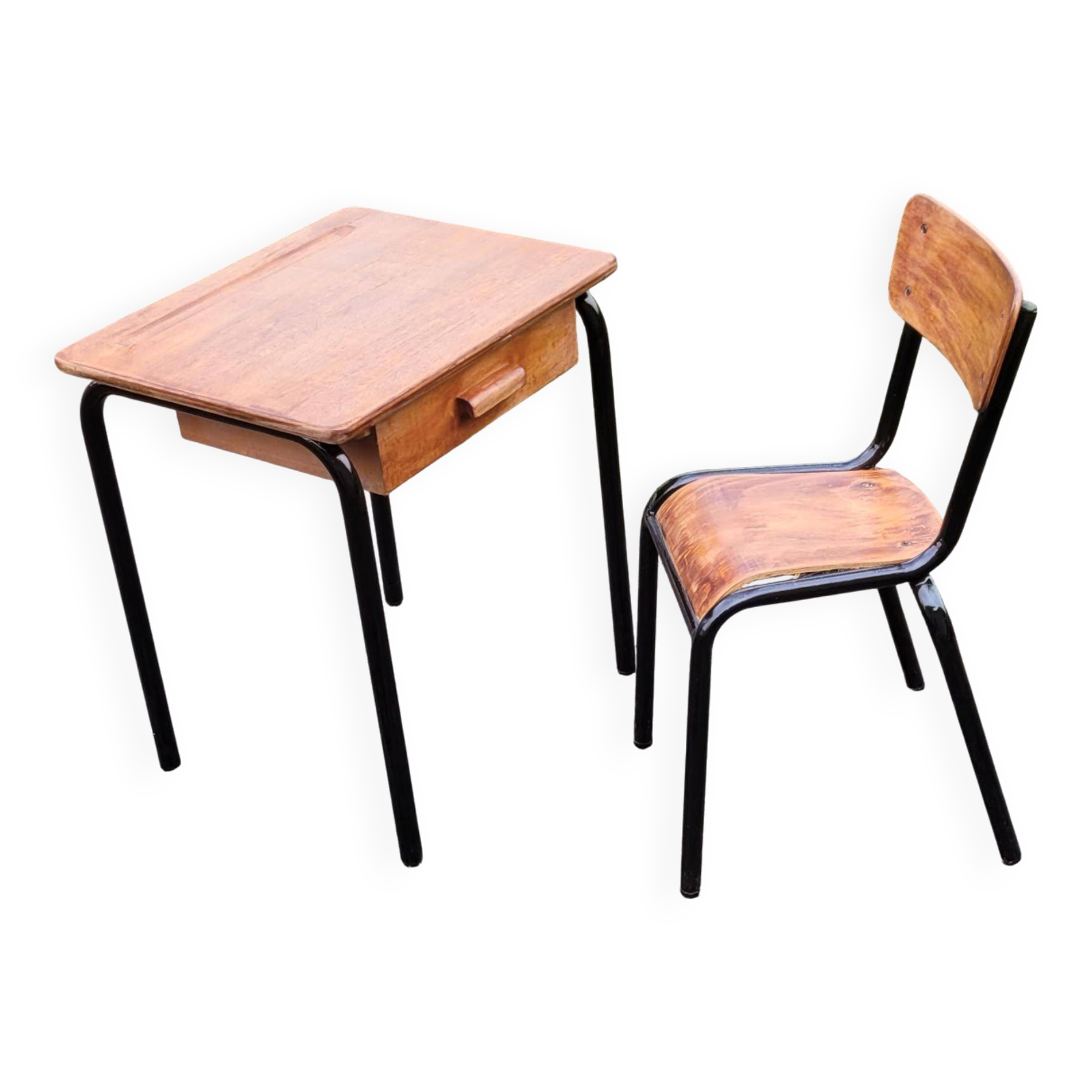 School desk with drawer
