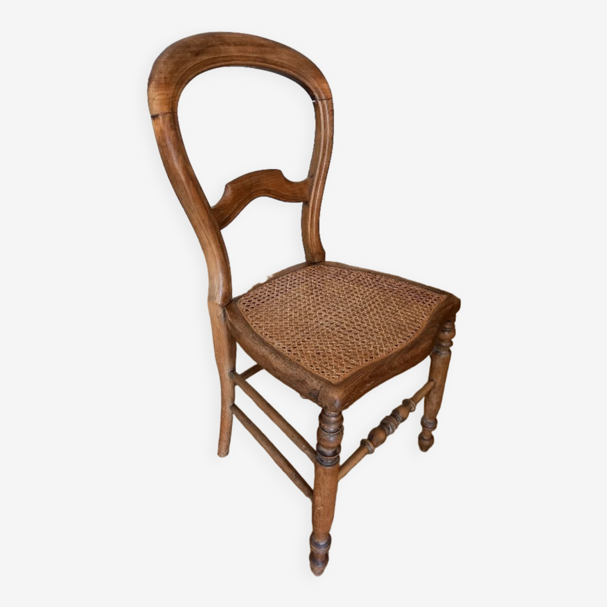 Chaise style Louis Philippe début 20 éme siècle noyer prévoir petite  restauration | Selency