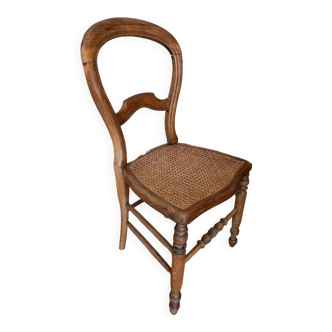 Louis Philippe style chair early 20th century walnut provide small restoration