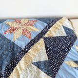 Boutis edredon en patchwork vintage