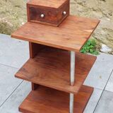 Pedestal bedside table