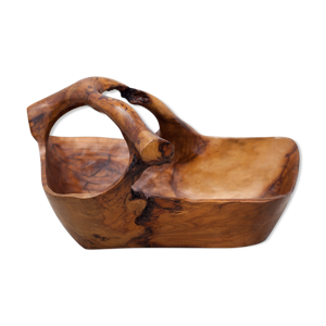 Panier bois d'olivier