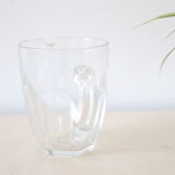 Glass pitcher, bistro, vintage