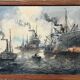 Painting painting "view of the port"