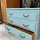 Commode style louis XV Verte