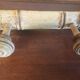 Wall coat rack with 4 hooks in raw wood