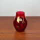 German glass vase from the mid-century modern period by Alfred Taube, 1960s.