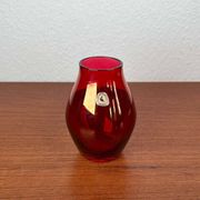 German glass vase from the mid-century modern period by Alfred Taube, 1960s.