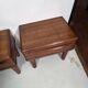 Pair of Scandinavian teak bedside tables from the 1960s.