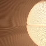 Harvey Guzzini Suspension Boule Op-Art Striped Postmodern by Meblo, 1970s