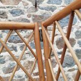 Vintage rattan screen