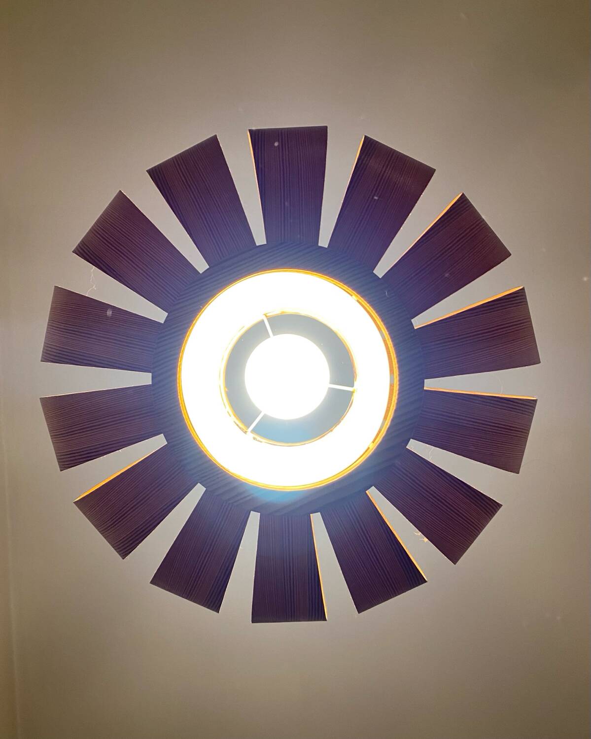 Scandinavian ceiling pendant from the 70s