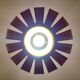 Scandinavian ceiling pendant from the 70s