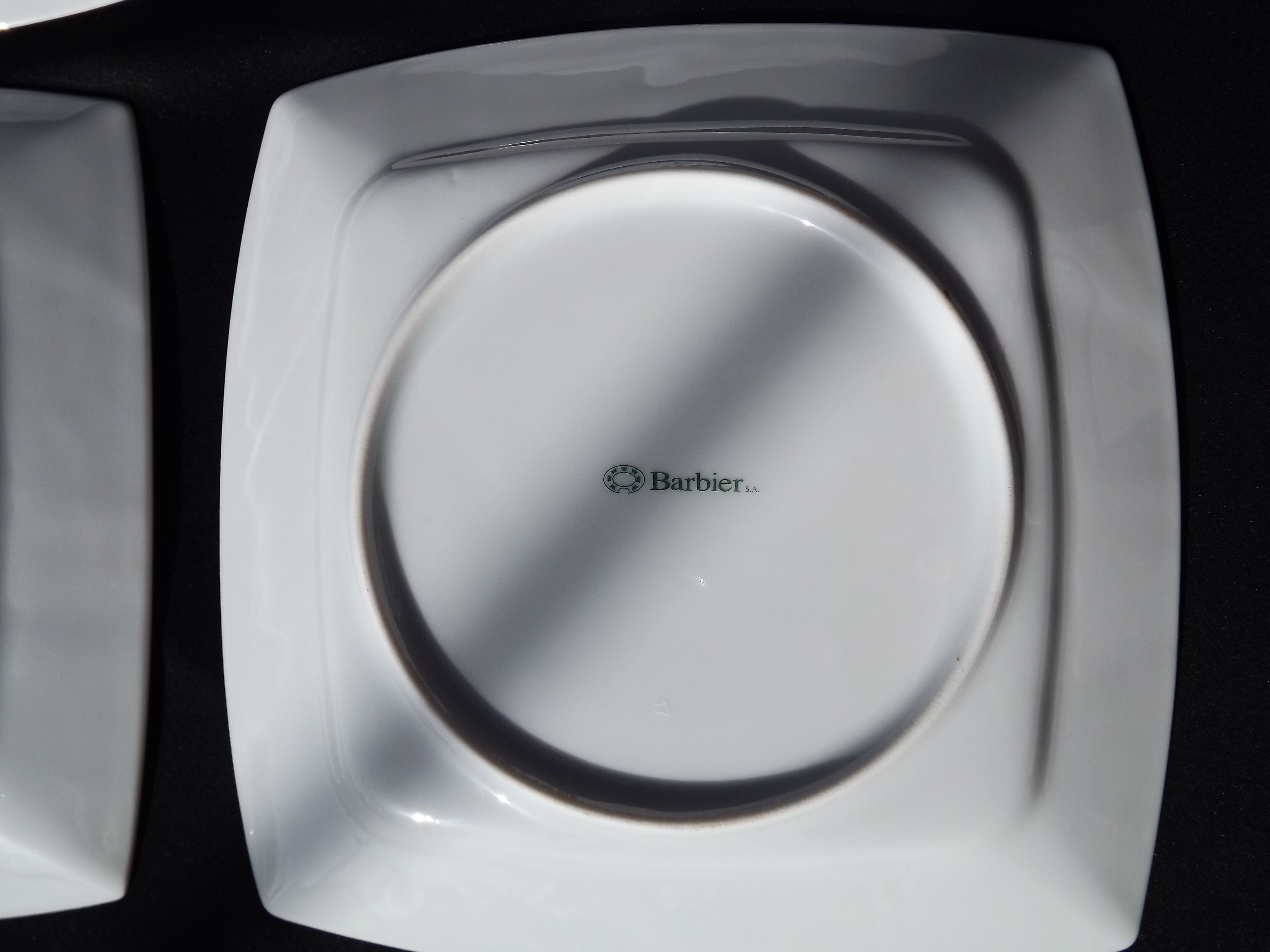 6 assiettes à desserts barbier