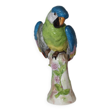 Perroquet en porcelaine dans le goût de meissen xx