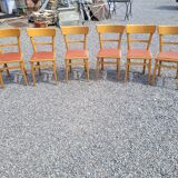6 bistro chairs from the 40s