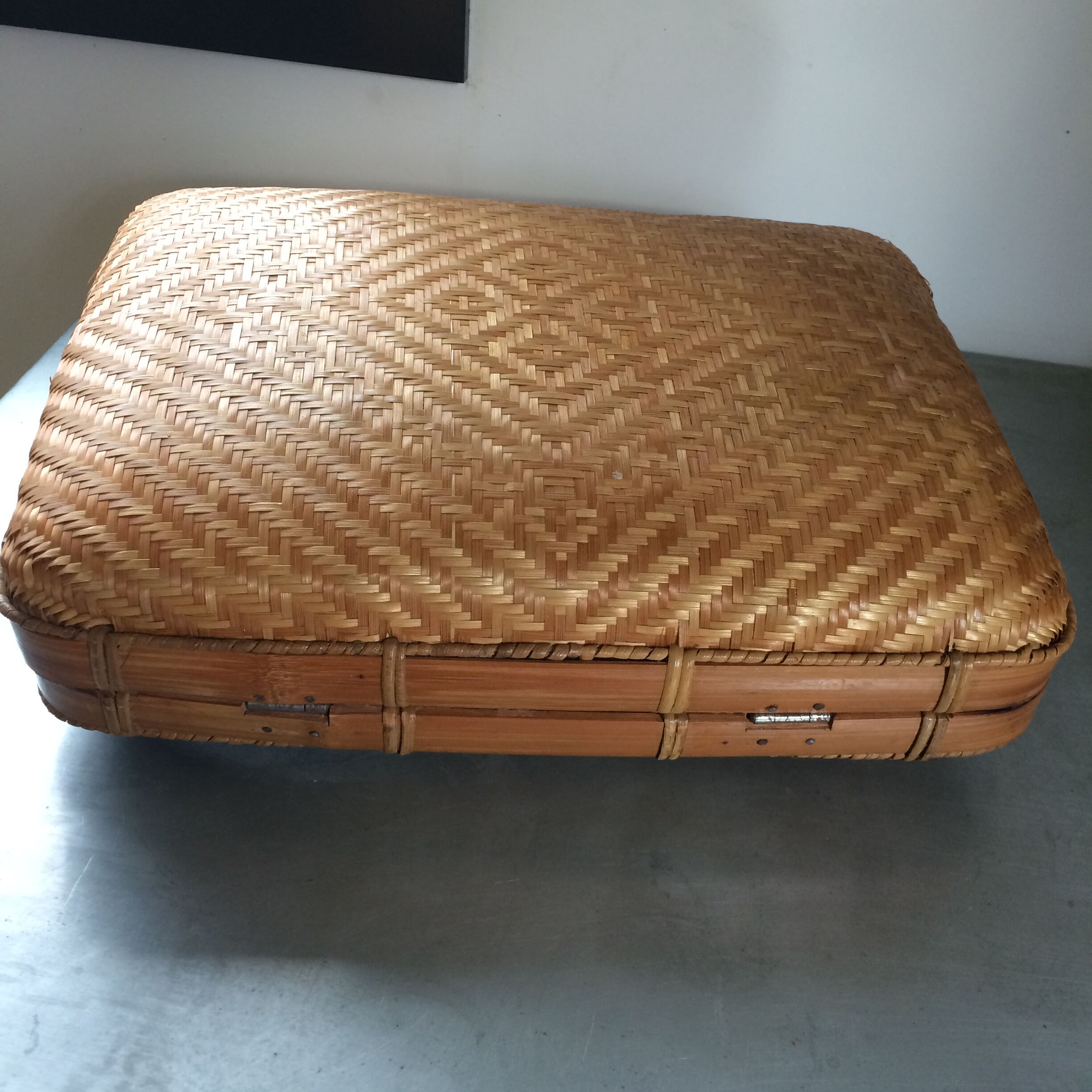 Vintage wicker case