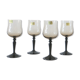 Set of 4 luminac smoked grey, French