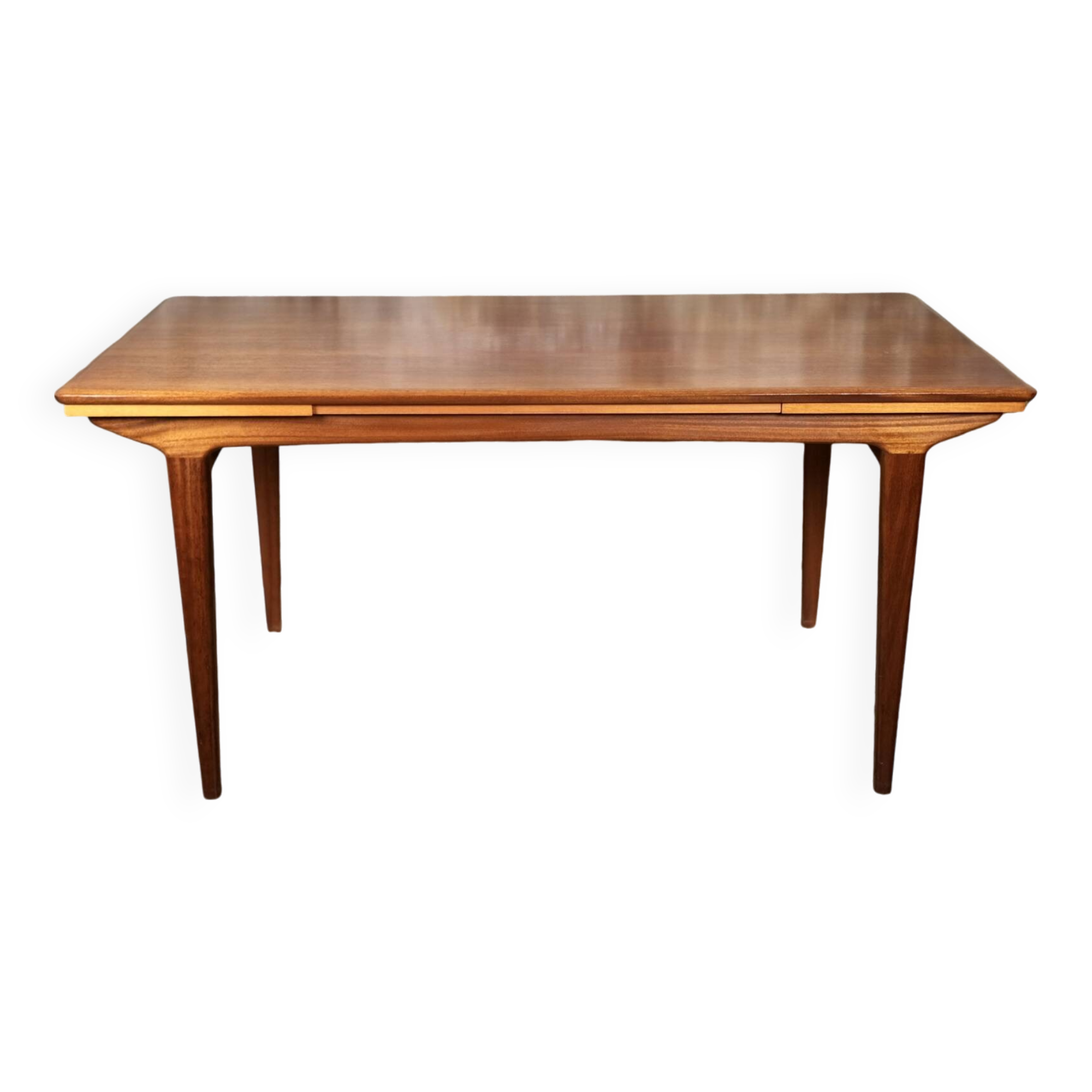 Scandinavian style teak dining table, LB Éditions, France, 1960