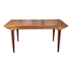 Scandinavian style teak dining table, LB Éditions, France, 1960
