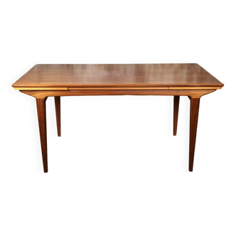 Scandinavian style teak dining table, LB Éditions, France, 1960