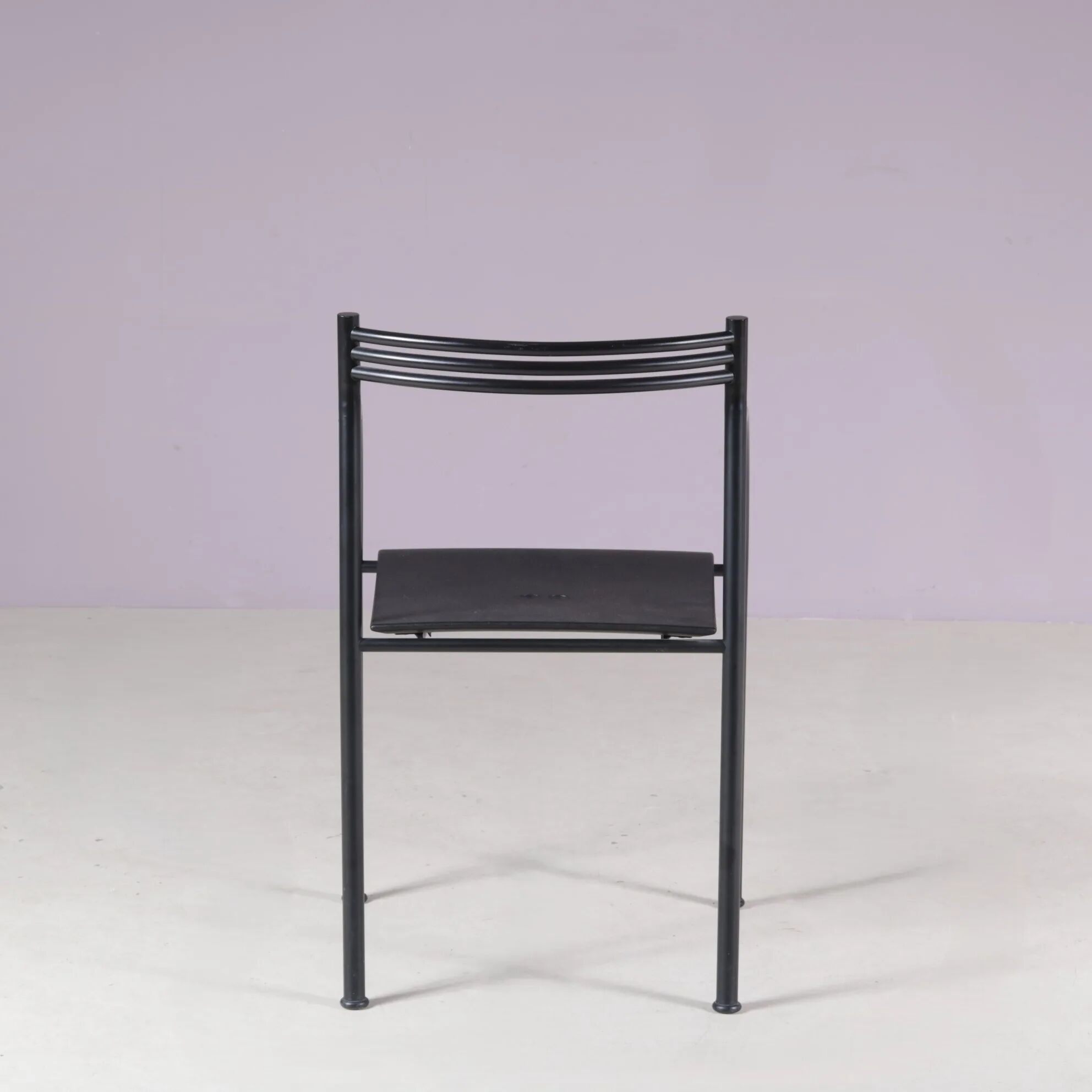1980s dining chair by Philippe Starck for Baleri Italy