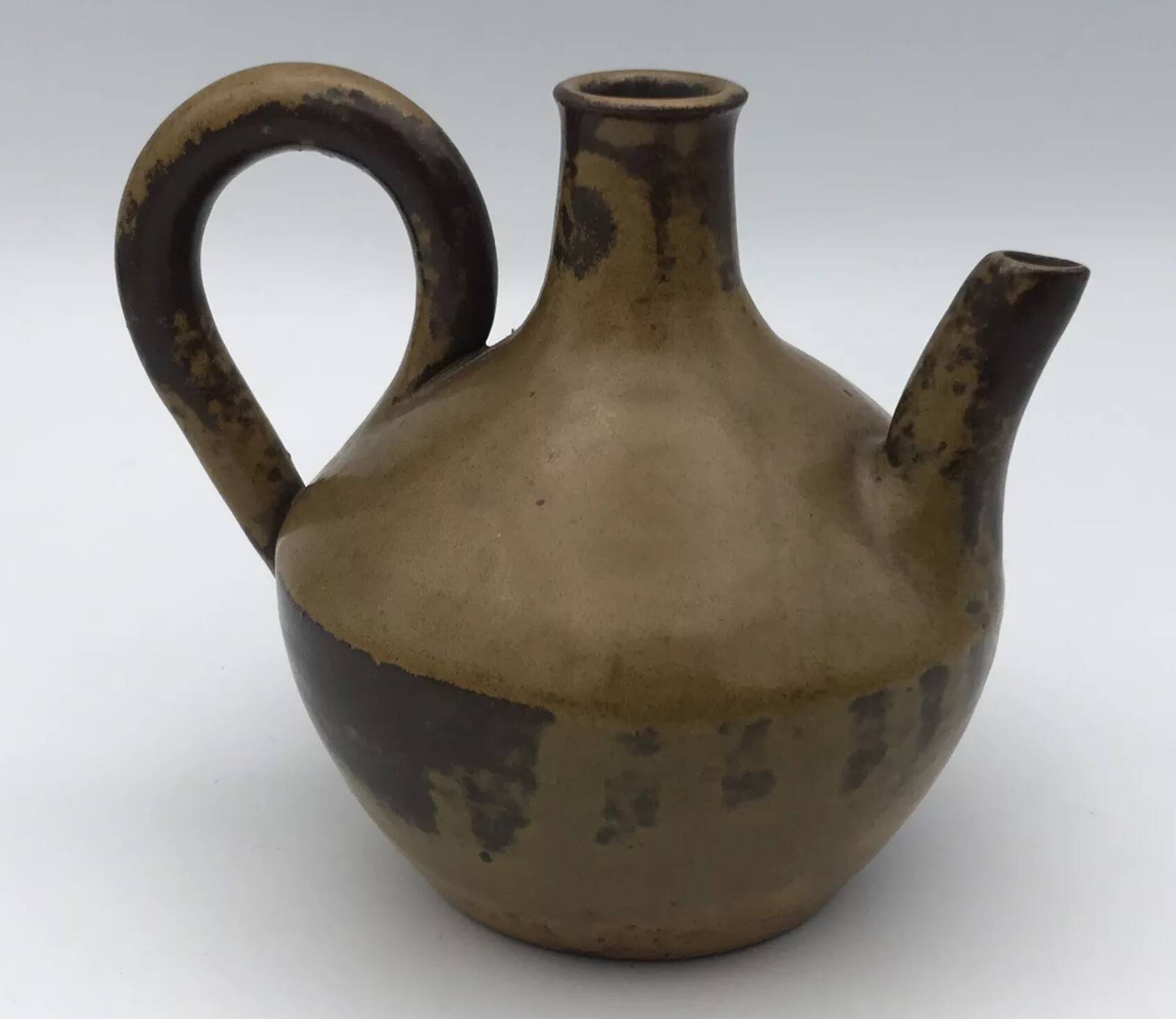 PITCHER Jug in PUISAYE stoneware signed Paul Jeanneney