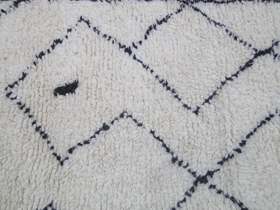 Tapis beni ouarain 283 x 200 cm