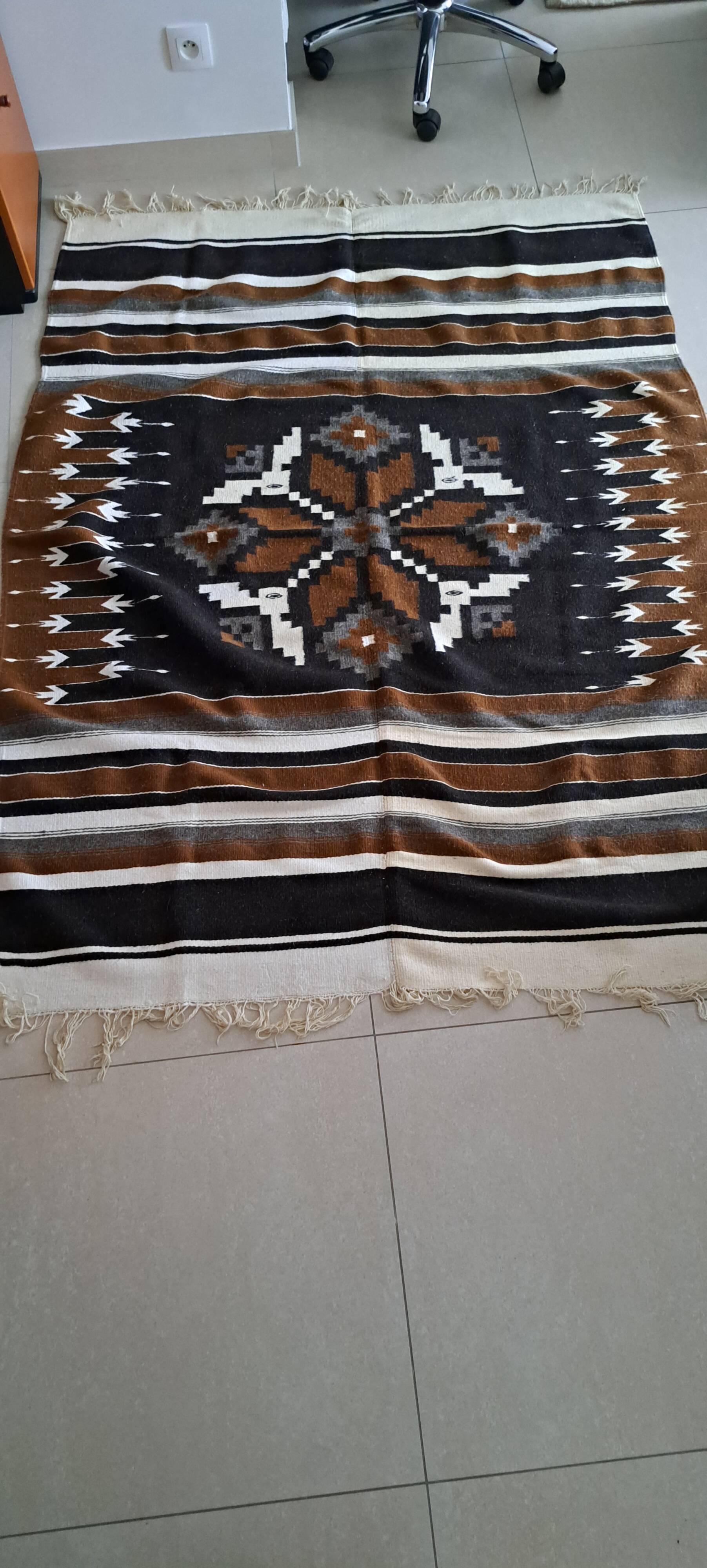 Mexican handmade bedspread or blanket