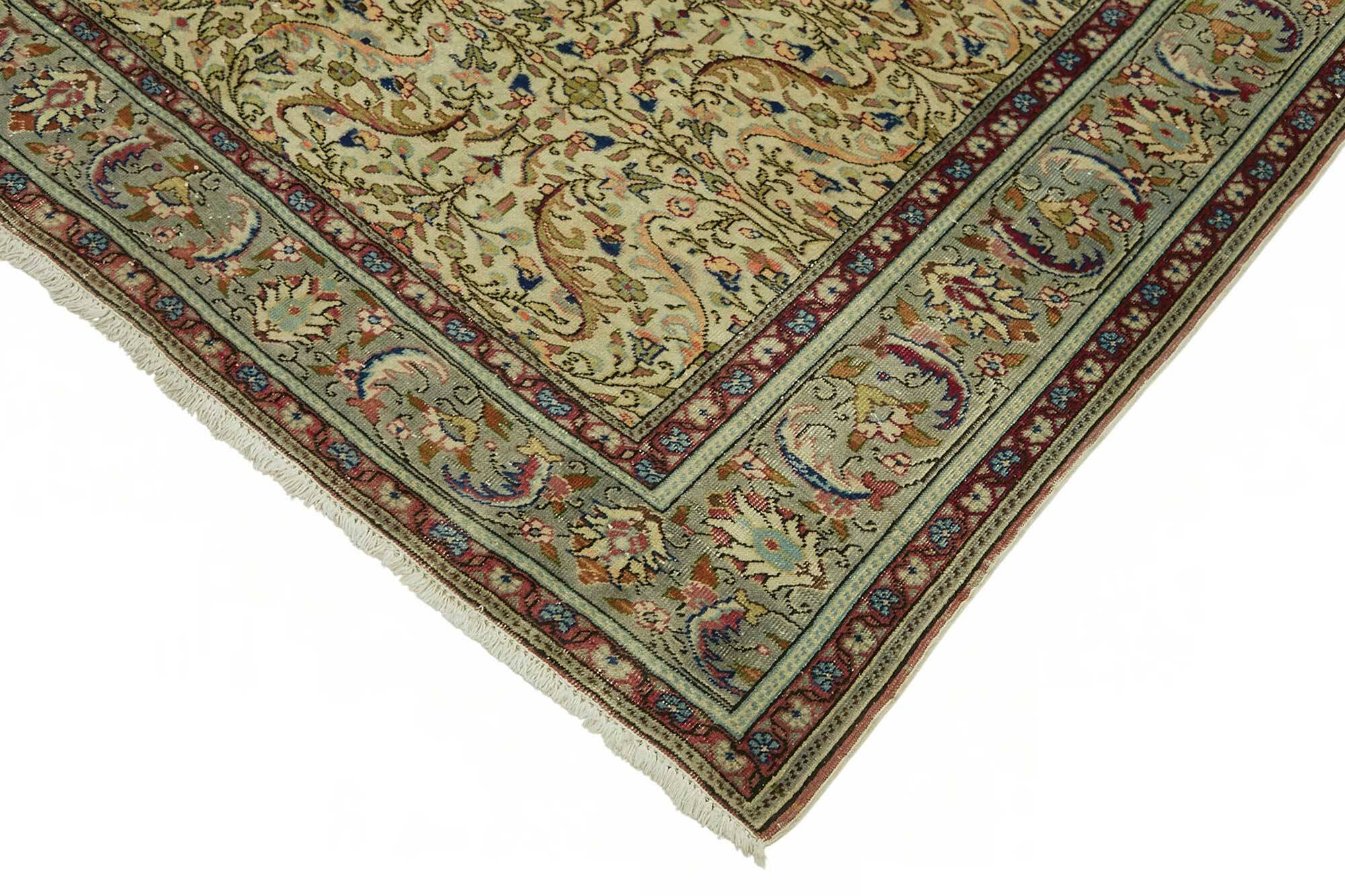 Turkish Wool Vintage Kayseri Rug 186 cm x 290 cm