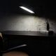 Floating industrial dazor desk lamp
