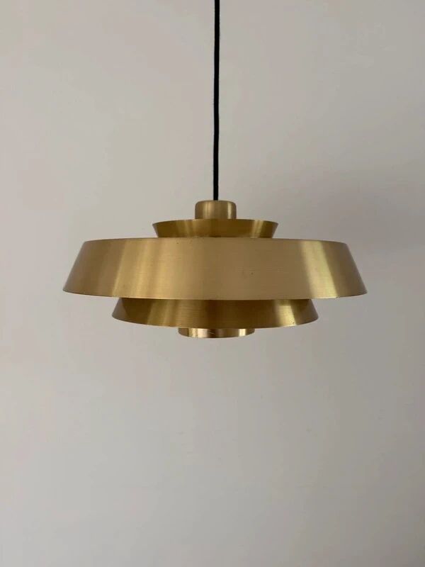 Vintage Fog & Morup Nova pendant - Brass - Jo Hammerborg - Danish design lamp