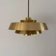 Vintage Fog & Morup Nova pendant - Brass - Jo Hammerborg - Danish design lamp