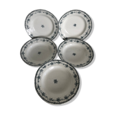 5 hollow plates - Saint Amand - Argenton model