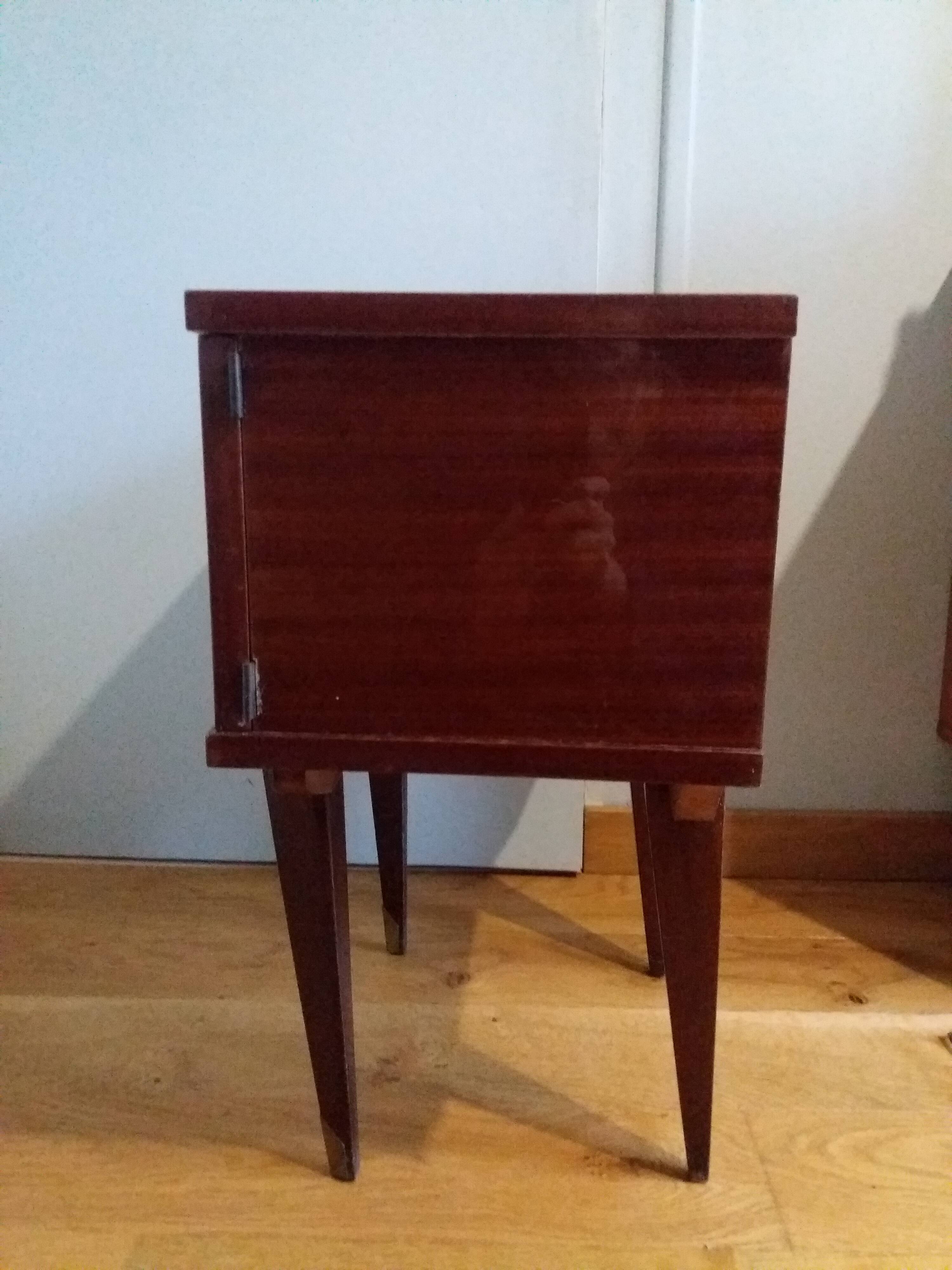 1970s bedside table, end table.