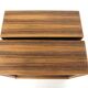 Set of 2 "Facett" walnut bedside tables, Bertil Fridhagen, Bodafors, Sweden, 1960