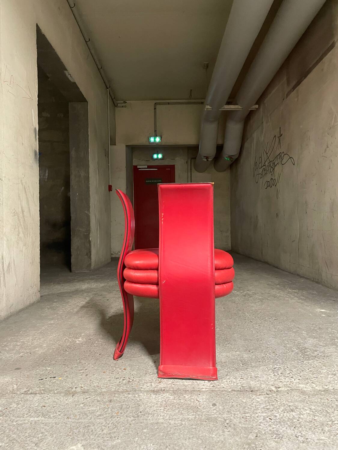 Italian postmodernist armchair, 1980