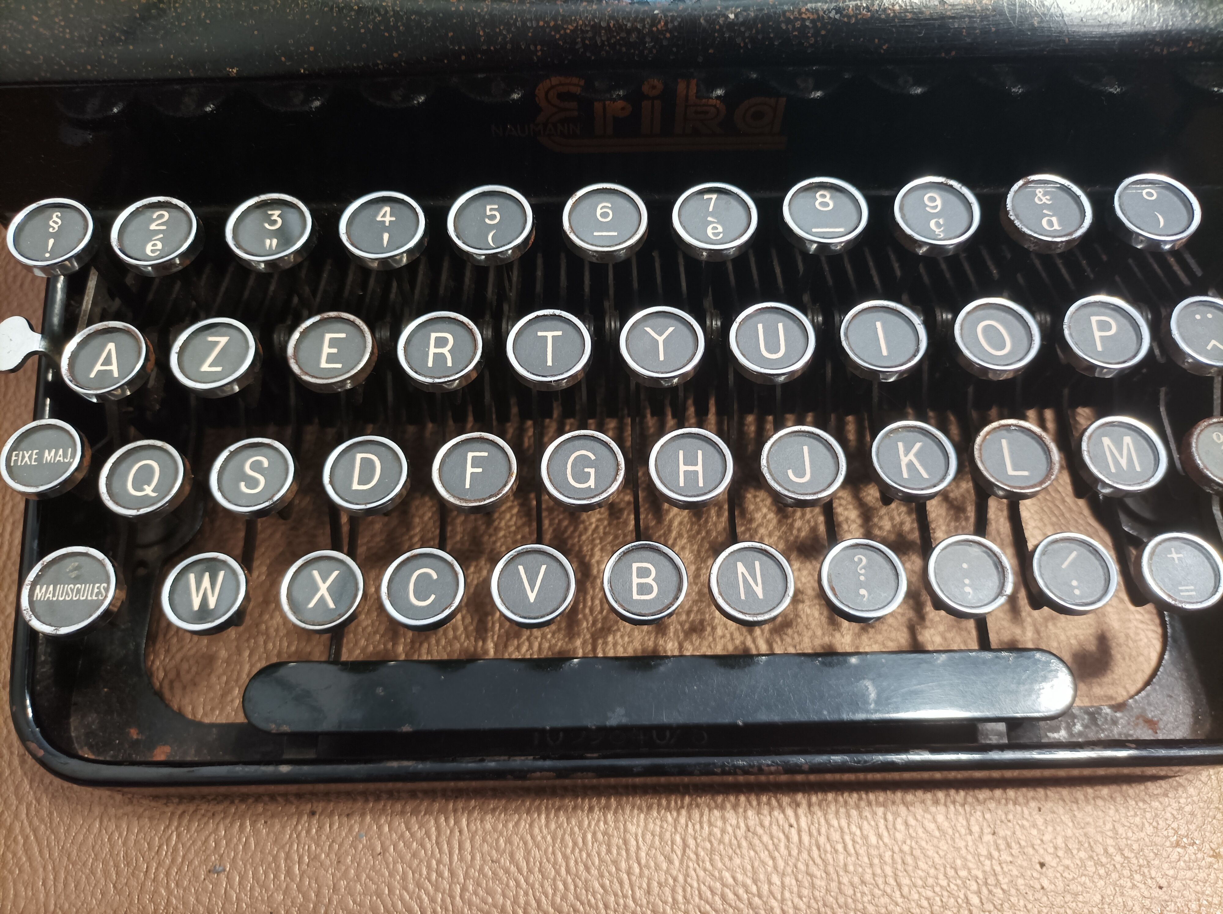 Antique typewriter Erika Naumann 40s