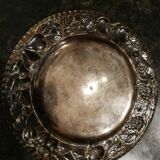 Flat solid silver hallmarks Minerva 950/1000