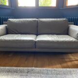 Sofa rock bobois in gray leather