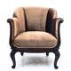 Paire de fauteuils anciens, Europe du Nord, vers 1890.