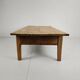 Antique 19th century French farmhouse oak coffee table
