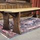 Paire de bancs de table de ferme en sapin début XXème