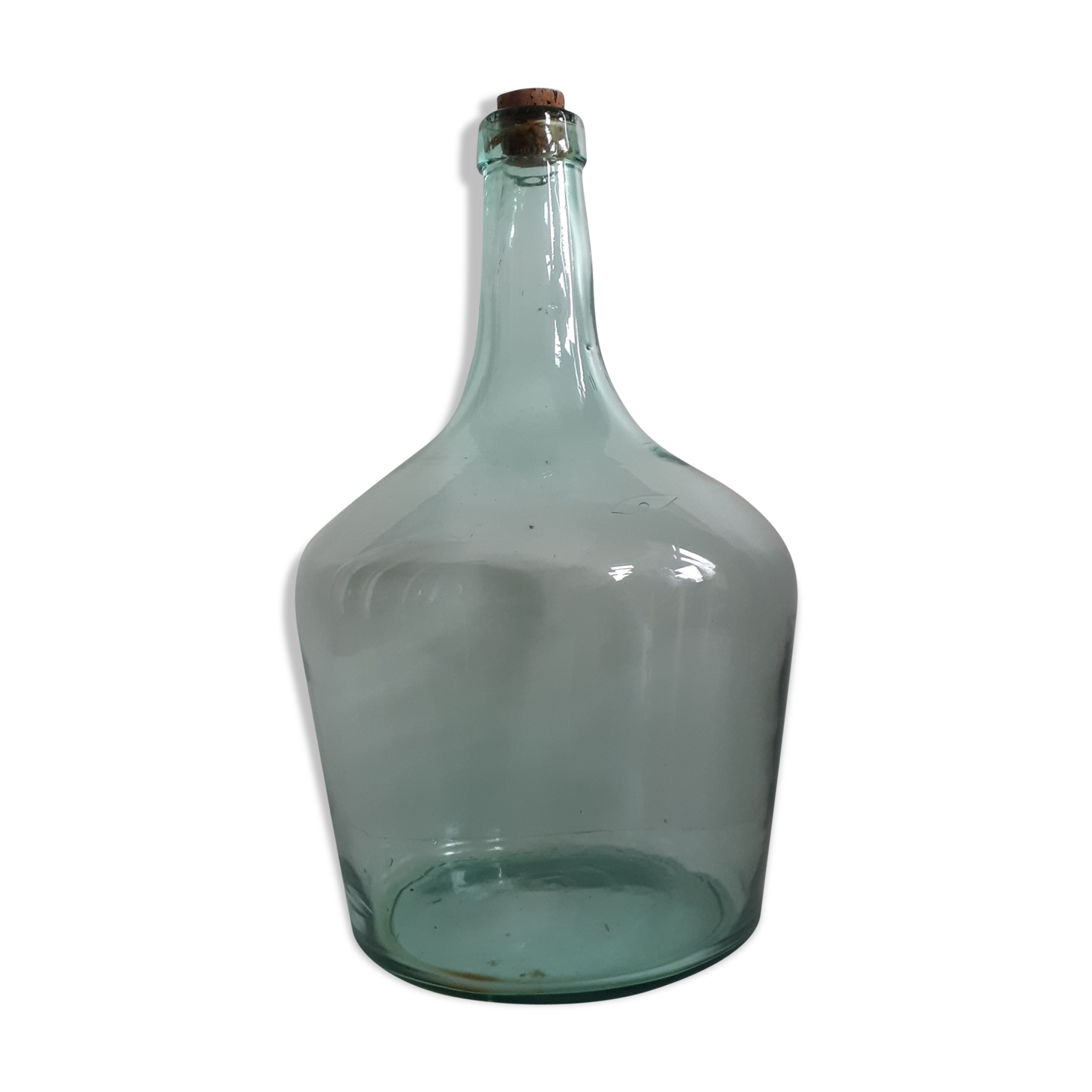 Demijohn transparent bluish 5l