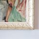 Tableau, peinture danseuse du Moulin Rouge, années 60